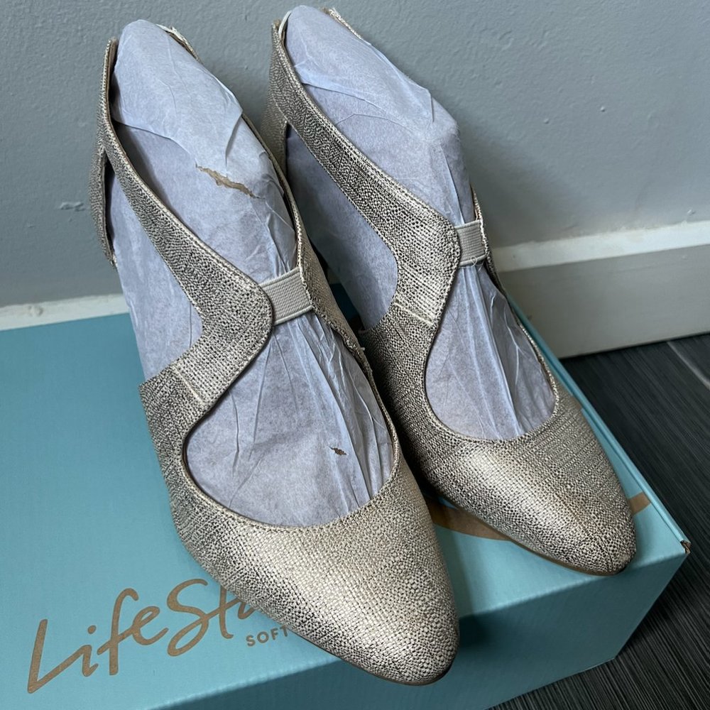 Gold Life Stride Giovanna Heeled Shoe 7.5